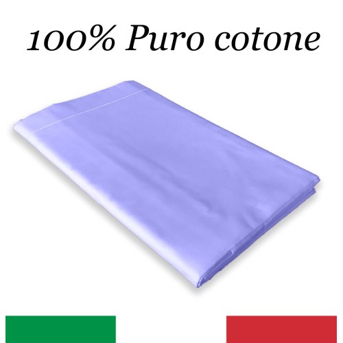 TOP SHEET CORDONETTO STRONG lilac made in Italy