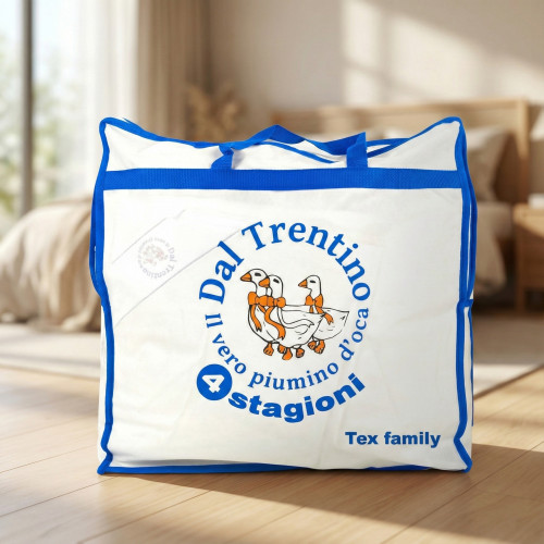 Trentino Goose Down 4 Seasons, 2 Separable Duvets, Soft and Versatile