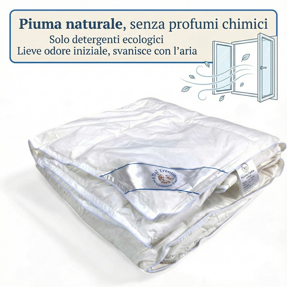 Piumino d’Oca Trentino: Piumone Invernale 100% Naturale, 3 Misure Disponibili, Certificato OEKO-TEX