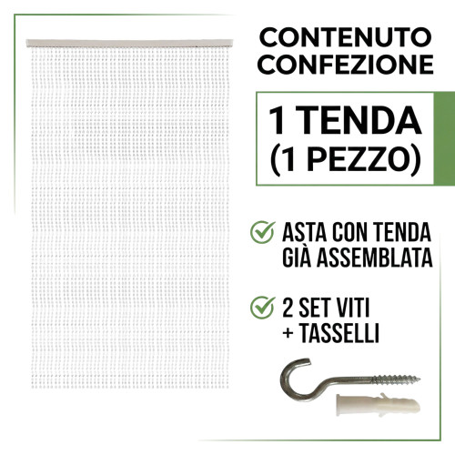 Cortina de alambre con cuentas transparentes para puertas y ventanas decorativas