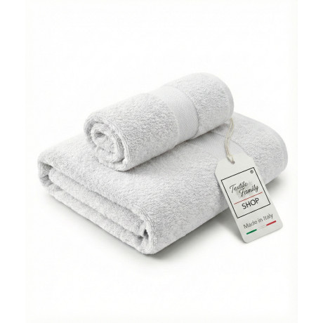 Pair Face et Guest Sponge White Sponge fabriquée en Italie