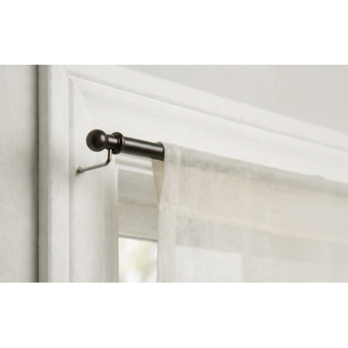 Tiges de rideau en verre tex Ø7 en laiton bronzé satin