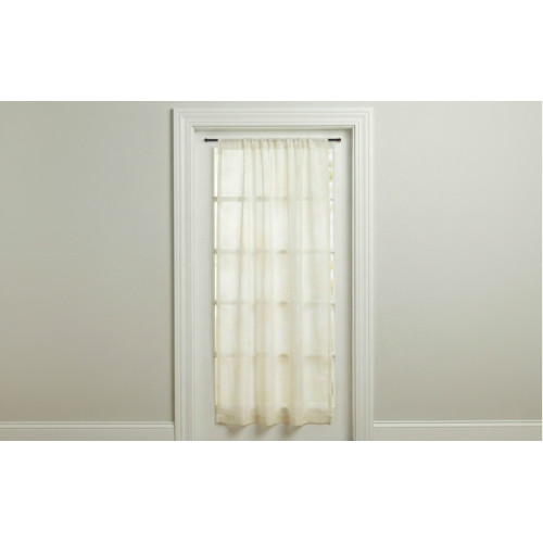 Tiges de rideau en verre tex Ø7 en laiton bronzé satin