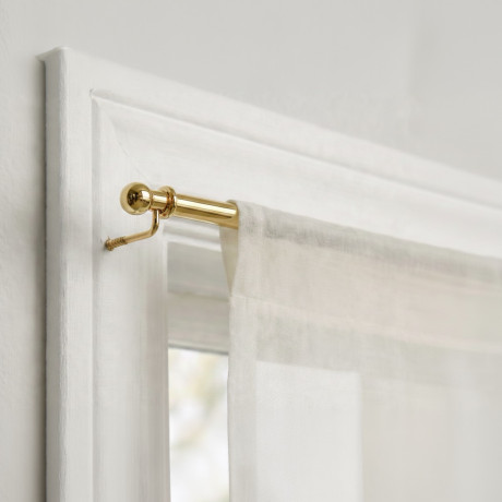 Astine Tex tenda a vetro Ø7 in ottone lucido con viti 2