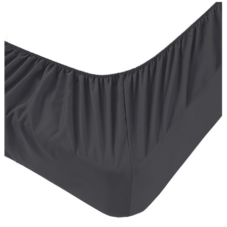 Lenzuolo Sotto con Angoli Adapto Jersey Antracite - Cotone Elasticizzato H30cm 2