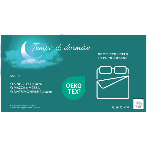 Conjunto de cama doble con patrón tropical - paquete OEKO-TEX