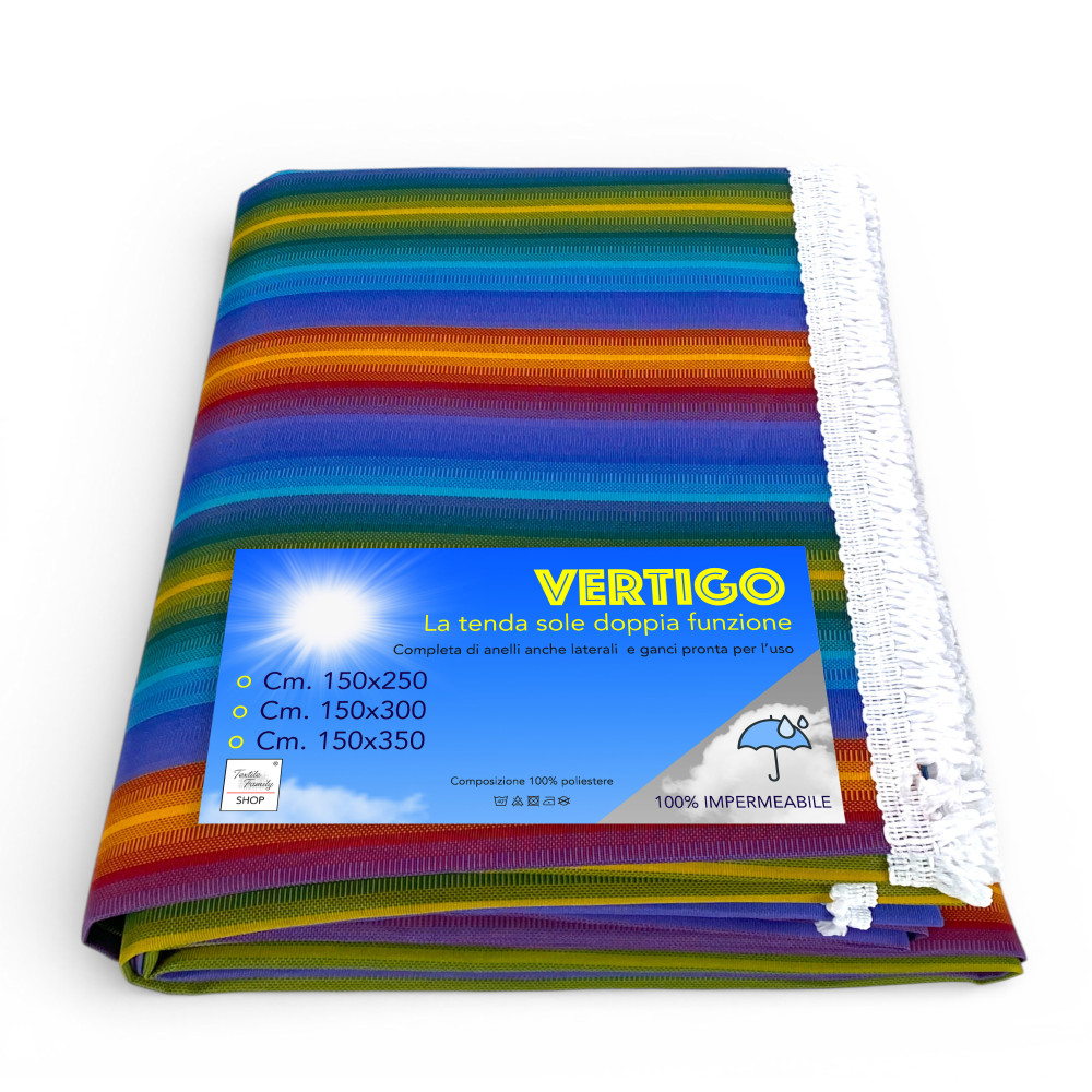 Tenda da sole Vertigo Tex Family multicolore per balcone giardino e terrazzo