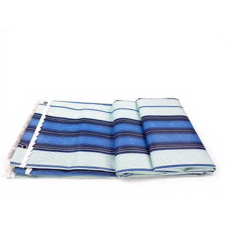 Tenda da sole Vertigo Tex Family righino blu per balcone giardino e terrazzo 2
