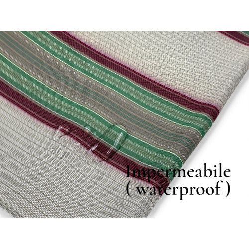 Tenda da Sole Vertigo Tex Family Righino Verde e Bordeaux Impermeabile