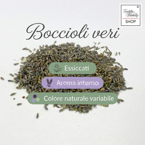 Lavanda seca para bolsas aromáticas en armarios y cajones, uso ambiental