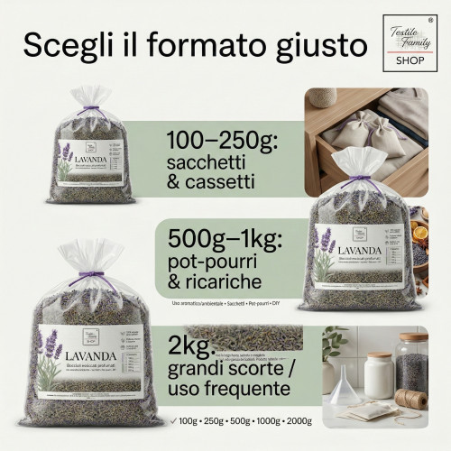 Lavanda seca aromática Hecha en Italia
