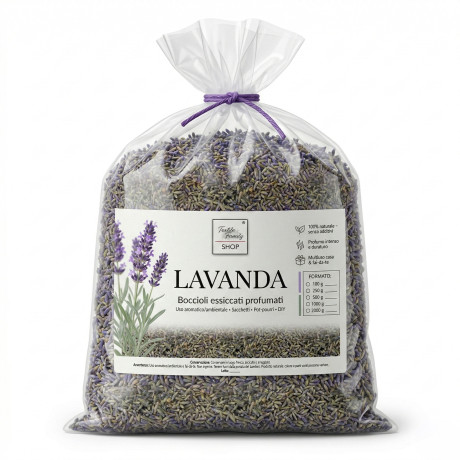 Dried lavender buds scented Tex Family, natural intense aroma