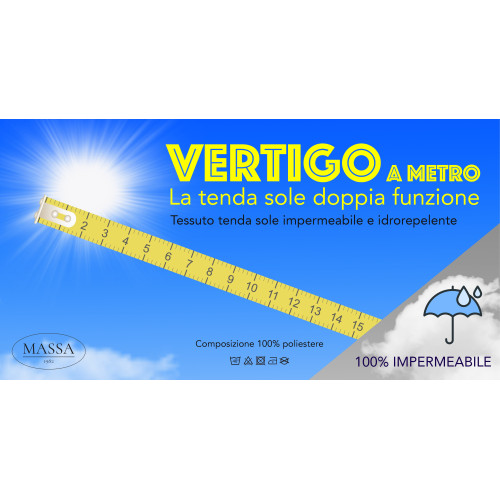 Vertigo Markisenstoff - Outdoor Wasserdicht, H 150 cm, Meterware