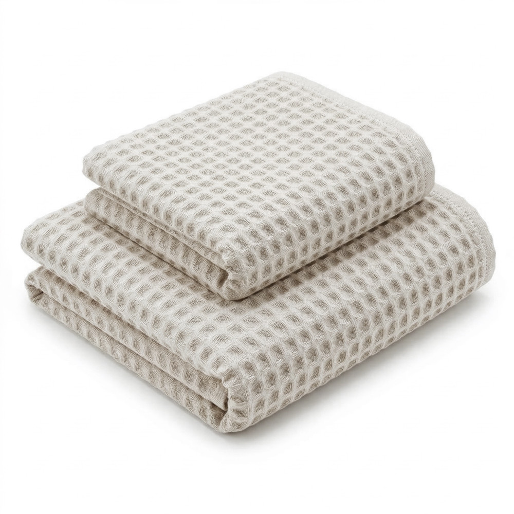 Tex Family Honeycomb Ivory Classic 330 zweiteiliges Handtuchset