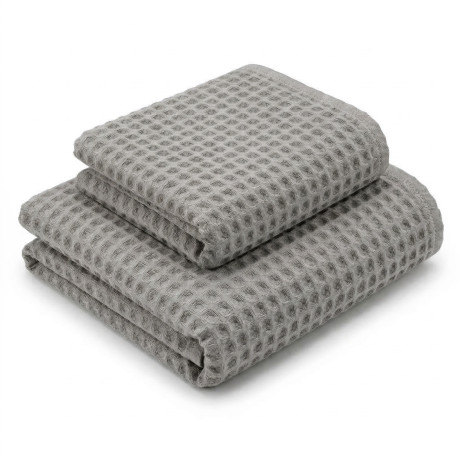 Tex Family Honeycomb Grey Classic 330 zweiteiliges Handtuchset