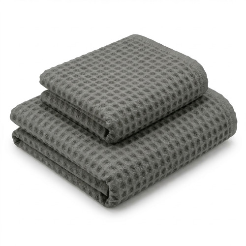 Tex Family Honeycomb Grisaille Classic 330 2-Piece Towel Set
