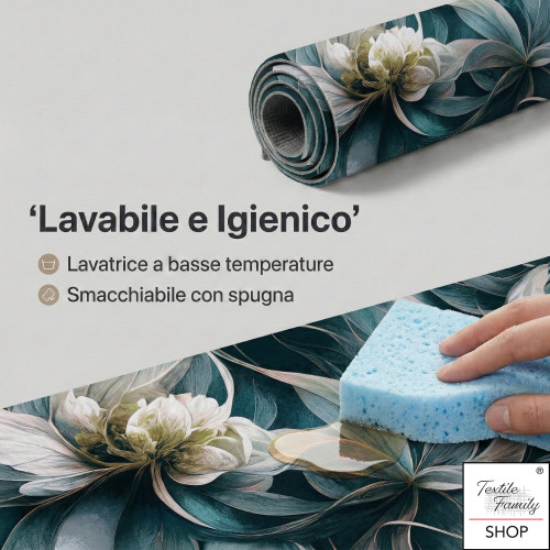 Chemin de cuisine antidérapant Gigli 50 cm lavable fabriqué en Italie