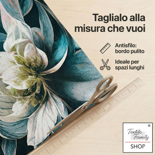 Runner Cucina Gigli Antiscivolo 50 cm Lavabile Made in Italy