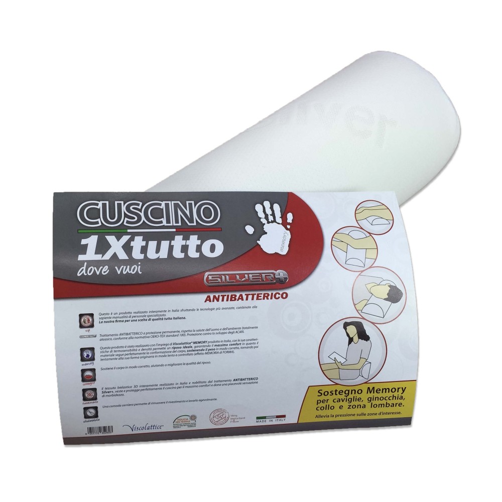Cuscino Memory Foam Tex Family - Confezione originale - Qualità e comfort Made in Italy