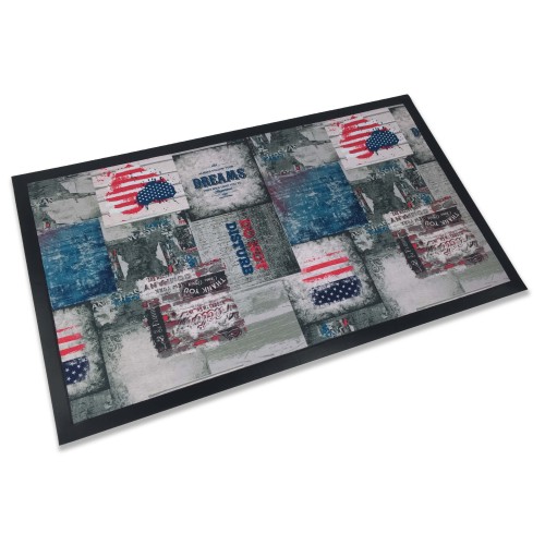 STEVEN AMERICAN HEART DOORMAT RUG CM.45X75