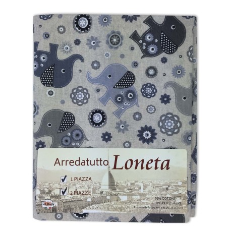 Furnishing towel, large scarf, in cotton blend