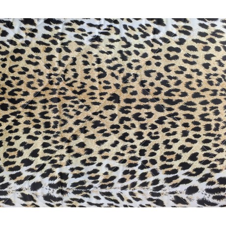 Steppdecke mit Leopard im Animal-Style 2
