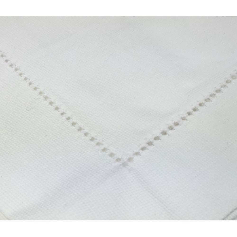 PAIRE DE TAIES D’OREILLER OURLET BLANC en COTON torsadé tissage TB Telerie di Poirino cm. 56X80