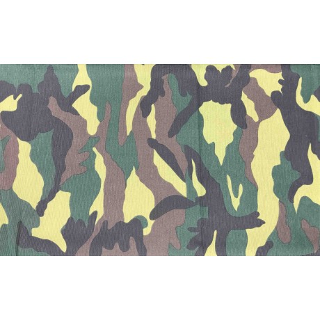TELO ARREDO COPRITUTTO GRAN FOULARD COPRILETTO COPRIDIVANO TESSUTO LONETA MIMETICO VERDE 2