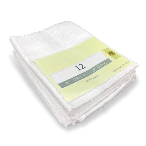 Set de 12 toallas sanitarias de mujer lavables en rizo de algodón 100% hipoalergénico
