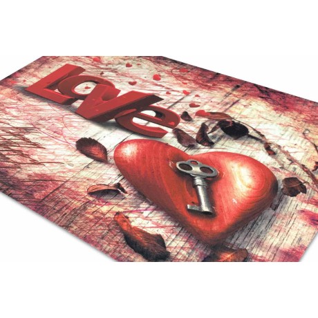 TAPPETO ZERBINO DIGITAL FRIENDS CM.40X60 KEY LOVE 2