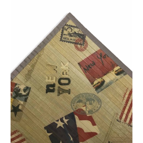 WOODEN KITCHEN RUG BAMBOO AMERICA NEW YORK