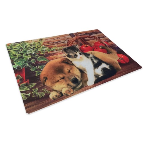 TEPPICH FUSSMATTE DIGITAL FRIENDS CM.40X60 HUND KATZE KORB