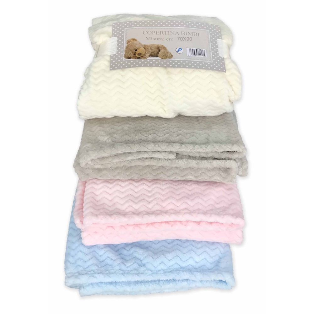 COPERTA COPERTINA IN PILE  CM. 100X140 DA LETTINO  BAMBINI