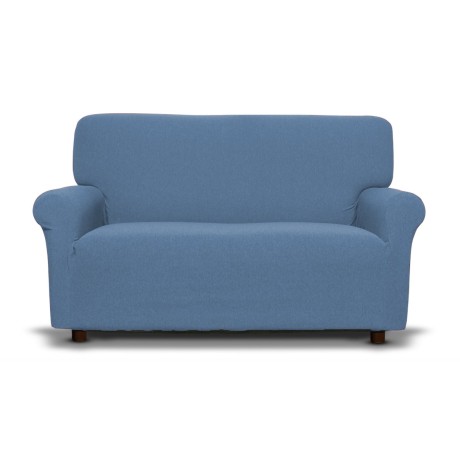 stretch sofa cover New York light blue