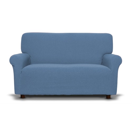 housse de canapé stretch New York bleu clair