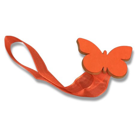 MAGNET GARDINENSTOPPER ORANGE SCHMETTERLING VORHANG MAGNETE GARDINENSTOPPER
