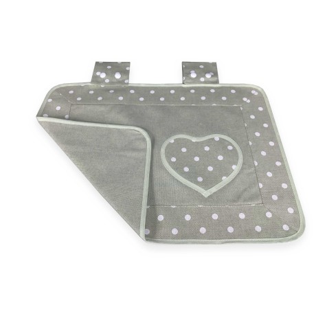 COPRIFORNO COPRI FORNO IN TESSUTO POIS BIANCO 2