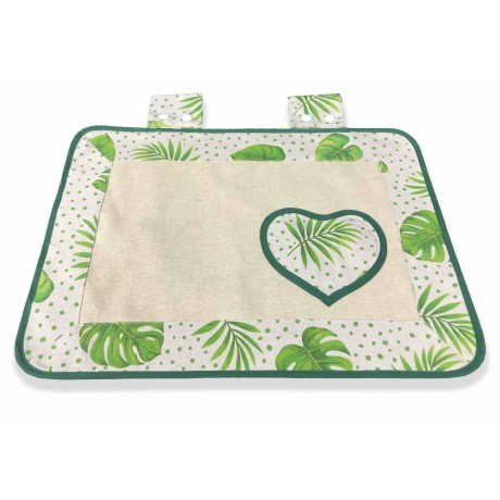 OVEN COVER OVEN COVER IN GREEN LEAF FABRIC