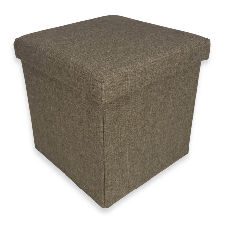 PUF REPOSAPIÉS EN TEJIDO TAUPE TAYLOR