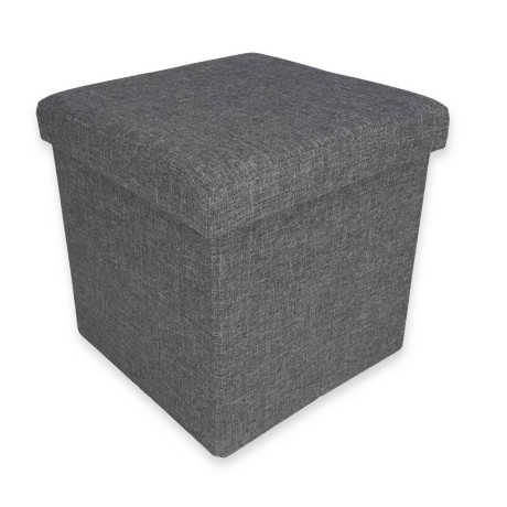 PUF REPOSAPIÉS TEJIDO TAYLOR GRIS