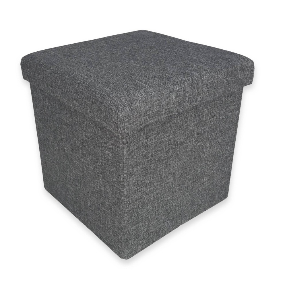 PUF REPOSAPIÉS TEJIDO TAYLOR GRIS