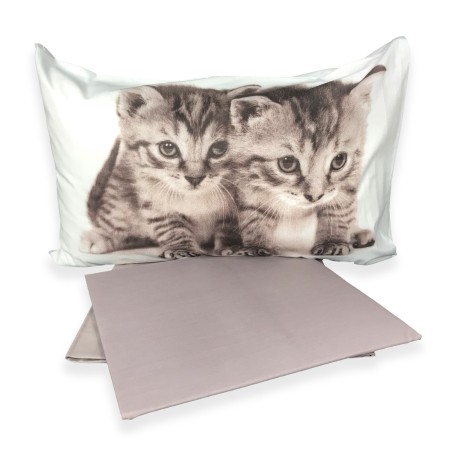 JUEGO DE SÁBANAS PARA GATOS GATOS NATURALES KR018