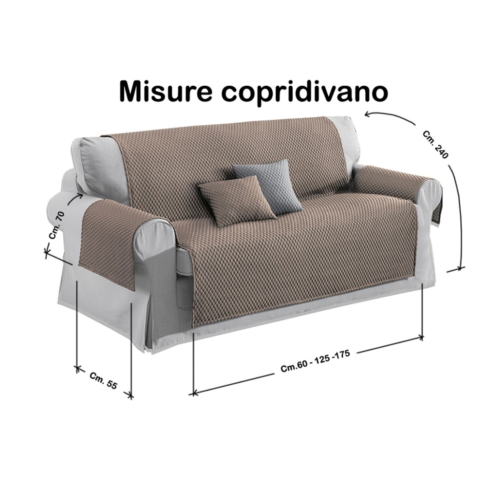 FUNDA DE SOFÁ BG BUBBLES PROTECTOR DE SOFÁ BEIGE CON EFECTO MASAJE SIN PLANCHA