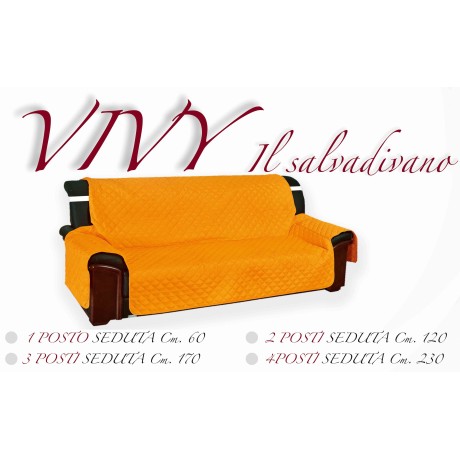 COPRIDIVANO ARANCIO SALVADIVANO VIVY TRAPUNTATO PIANO LISCIO ARANCIO