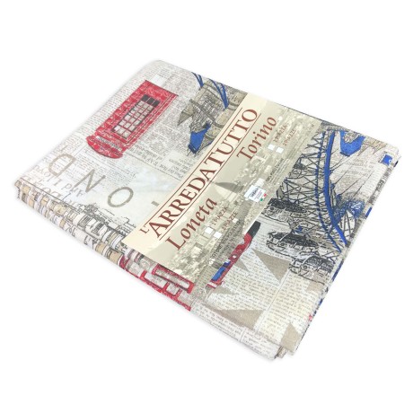 FUNDA DE TOALLA GRAN BUFANDA COLCHA FUNDA DE SOFÁ TELA LONETA LONDON INGLÉS NUEVO18 2
