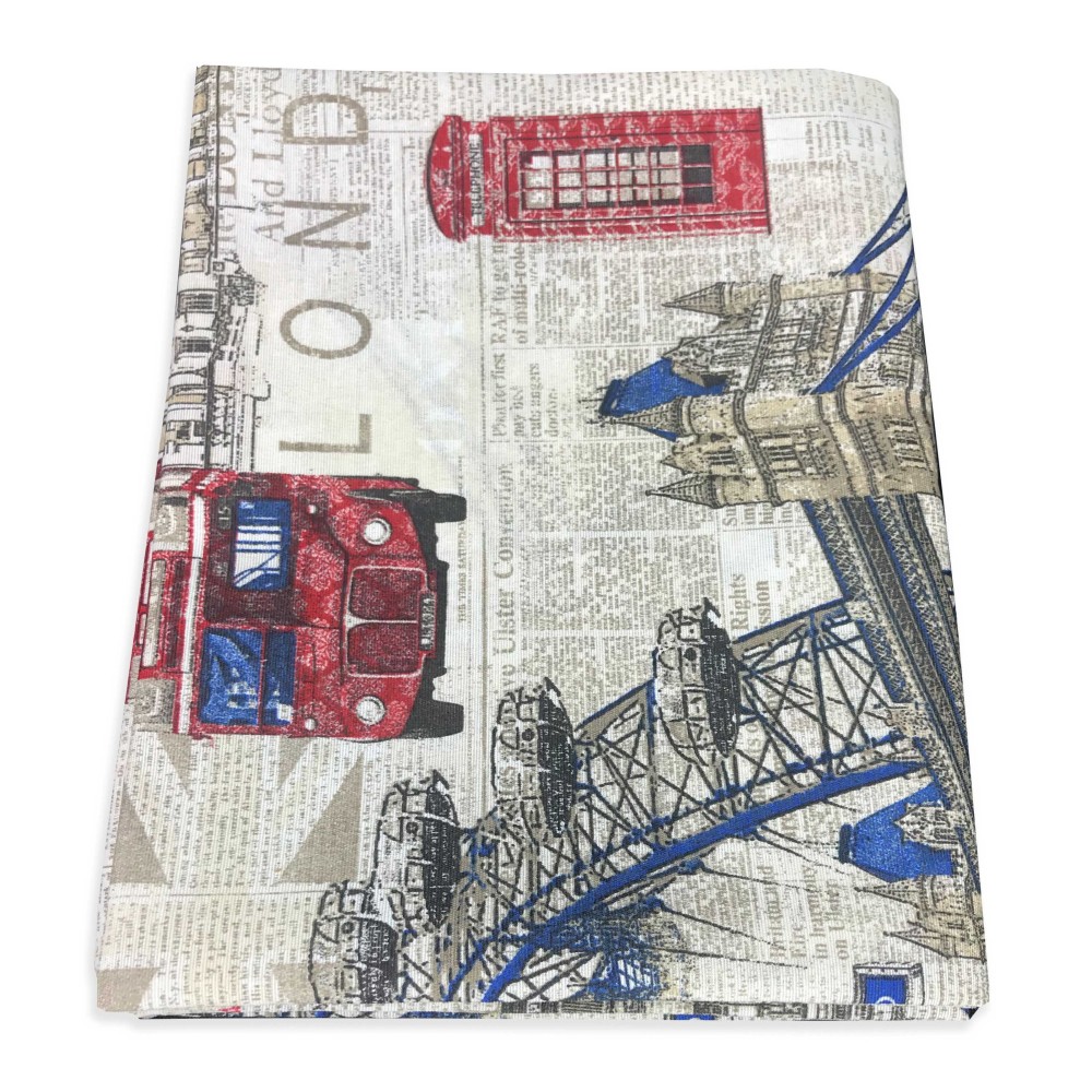 TOWEL FURNISHING COVER GRAN SCARF BEDSPREAD SOFA COVER FABRIC LONETA LONDON ENGLISH NEW18