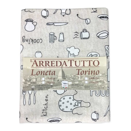 TOWEL FURNISHING COVER GRAN SCARF BEDSPREAD SOFA COVER LONETA COOKING FABRIC