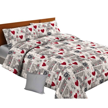HOUSSE DE COUETTE TYROL TYROL PATCHWORK COUSSIN MEUBLES TIRPTCH 2