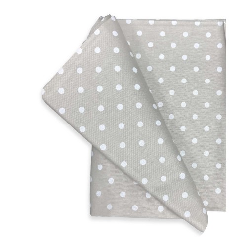 TOWEL TOWEL COPRITUTTO GRAN SCARF BEDSPREAD SOFA COVER FABRIC MIROS POLKA DOTS WHITE