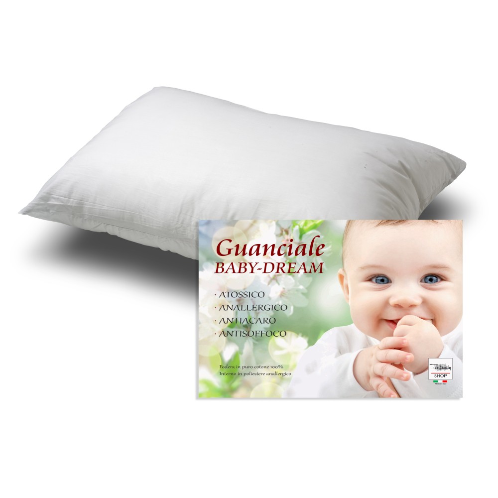 BABY DREAM BABY PILLOW FOR ANTI-SUFFOCATION BED Cm. 40x60
